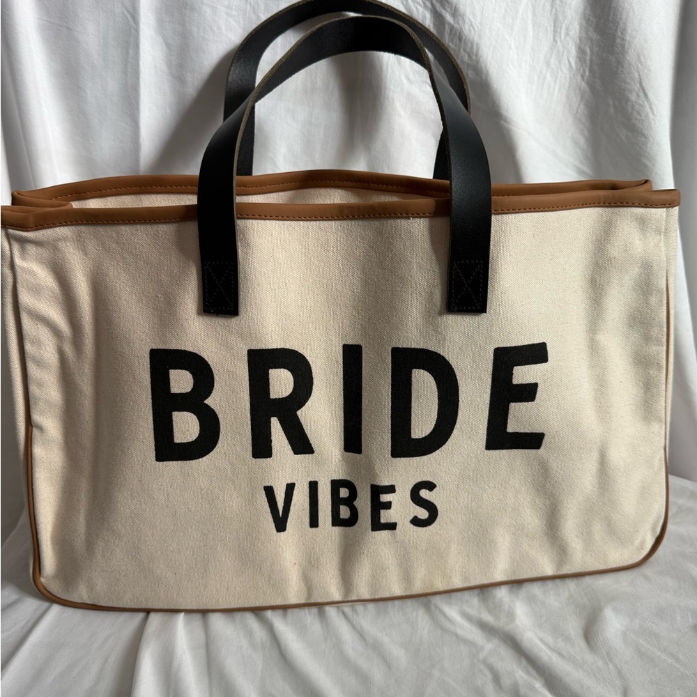 Santa Barbara Design Studio "Bride‎ Vibes" cotton canvas tote bag